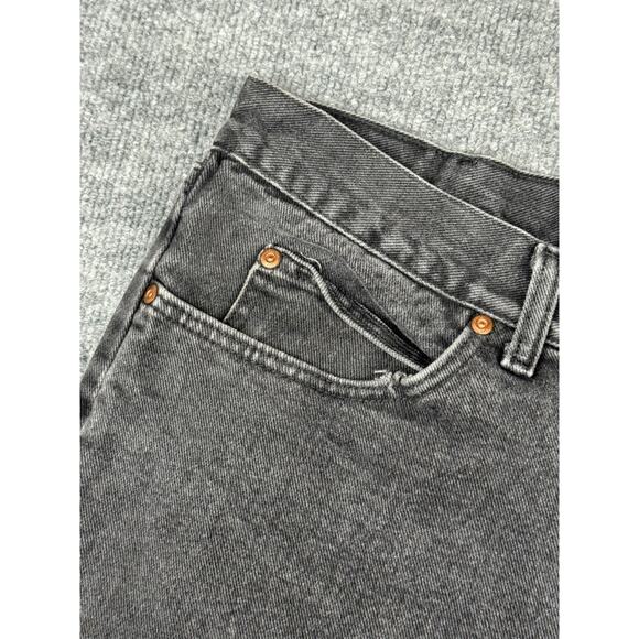 Vintage Lee Jeans 36x32 Black Denim Straight Fit - Picture 14 of 16